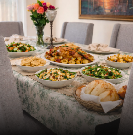 Home-cooked meals
